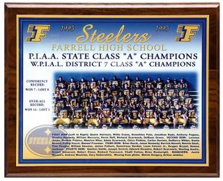 Team Photo Plaque