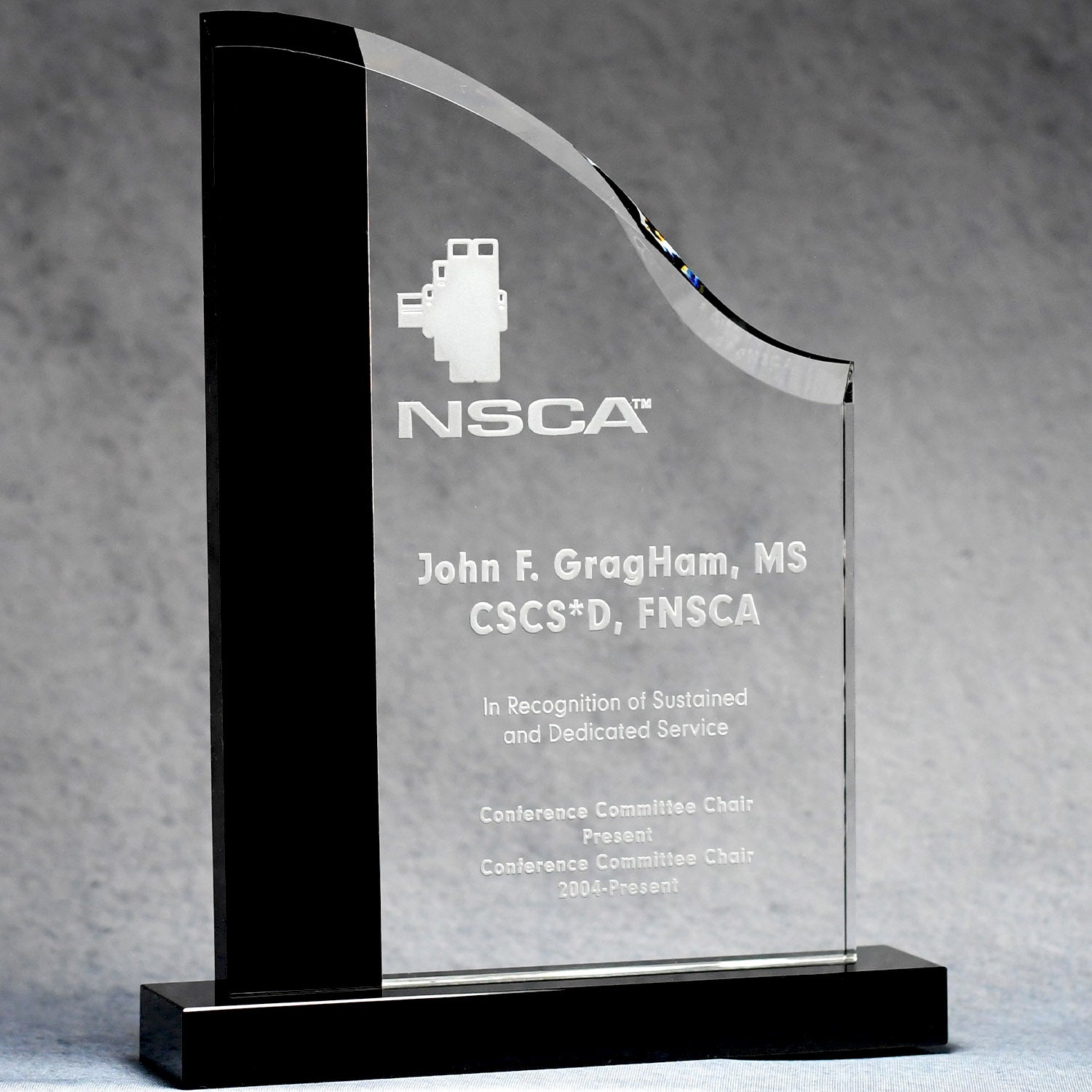 Black Stripe Clear Crystal